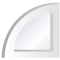 Quarter Arch Picture Window